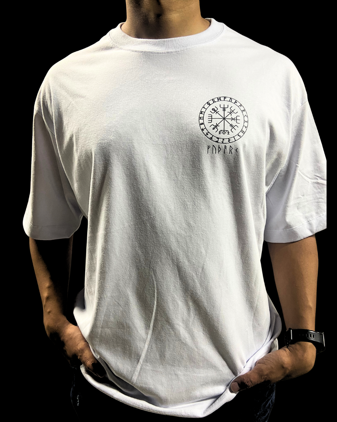 Camiseta Vegvísir Unisex Oversize – VORNELLO